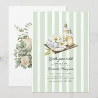 Girls Gone Mild Spa Wellness Bachelorette Party Invitation