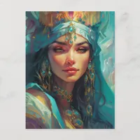 A woman of royalty  postcard