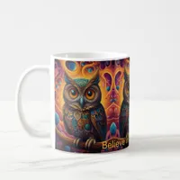 Cosmic Owl of Wisdom Coffee Mug