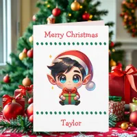 Cute Merry Christmas Child's | Word Search Inside Holiday Card