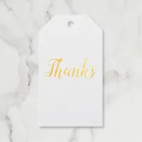 Thanks Boho Horse Foil Gift Tags