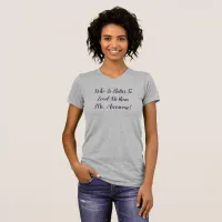 Who Is Better To Lead Us than Ms. Awesome Women's T-Shirt