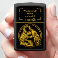 Master Welder Crafting Perfect Metal Zippo Lighter