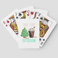 Tis The Season Christmas Poker Cards