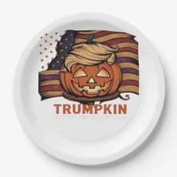 Halloween, Pumpkin Trumpkin, Make Halloween Great  Paper Plates