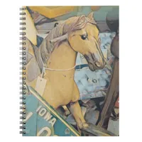 Antique store window display notebook