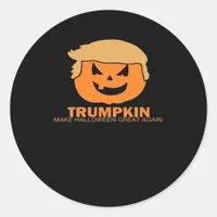 Trumpkin - Make Halloween Great Again Classic Classic Round Sticker