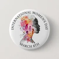International Women's Day March 8th IWD Button