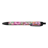 Elegant Tropical Flowers Pattern Pen