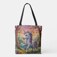 Cosmic Guardian Unicorn  Tote Bag
