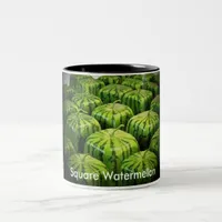 Square Watermelon Two-Tone Coffee Mug