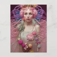 Pastel Queen Postcard