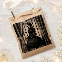 Gothic Girl and Haunted Mansion Favor Bag