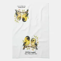 Brilliant American Goldfinch Kitchen Towel
