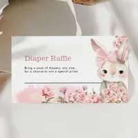 Bunny Diaper Raffle Enclosure Card