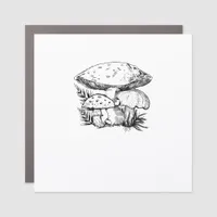 Cute Cottagecore Aesthetic Mushroom Fungi Goblinco Car Magnet