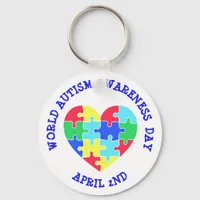 World Autism Awareness Day April 2nd Key Chain