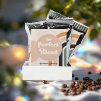 "The Perfect Blend" Retro Wedding Coffee Coffee Drink Mix
