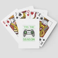 Tis The Season Video Games Christmas Xmas Gamer Poker Cards