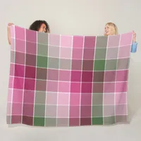 Trendy Modern color block Fleece Blanket