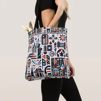 4th of July Generative Pattern Tote Bag