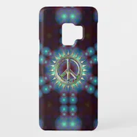 LumiBlue Groovy Peace Sign Galaxy S3 Phone Cover