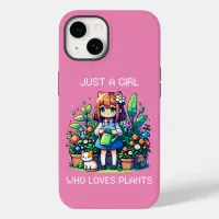 Just a Girl Who Loves Plants Case-Mate iPhone 14 Case