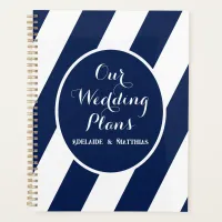 Elegant Nautical Striped Wedding Planner