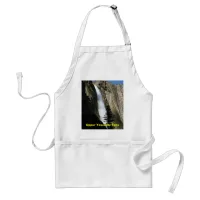 Upper Yosemite Falls in California Adult Apron