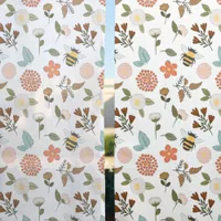 Floral Bee Garden  Blackout Curtains