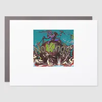 No Kings Classic Modern Minimal Style Car Magnet