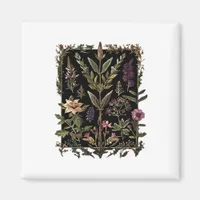 Goblincore Victorian Witch Herbs Classic Magnet
