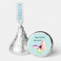 Delicate Pink Butterfly in Pastel Rainbow Colors Hershey®'s Kisses®