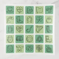 St. Patrick's Hand Drawn Icons ID635 Trinket Tray