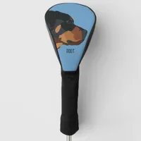 Rottweiler Dog Golf Head Cover