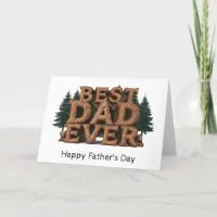 *~* AP86 Best DaD Ever Photo  Father's Day Card 