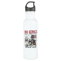 Retro No Kings Since 1776 Rejecting Kings Classic  Stainless Steel Water Bottle