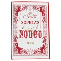 Red First Rodeo Birthday Favor Bag – Western Cowbo