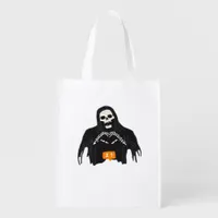 Skeleton Hand Heart Follower Classic Style Grocery Bag