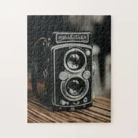 Vintage Camera Rolleiflex Retro Antique Photo Jigsaw Puzzle