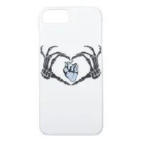 Skeleton Heart Hands Classic Design For Halloween iPhone 8/7 Case