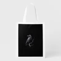 Crow, F-Caw-F Funny Bird Classic Cool Grocery Bag