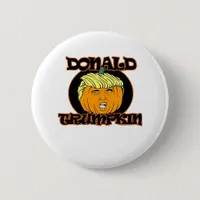Donald  Halloween Costume Trumpkin Button