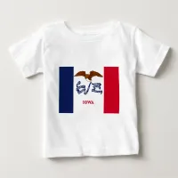 State Flag of Iowa Baby T-Shirt