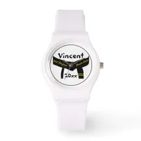 Martial Arts 2nd Degree Black Belt Watch