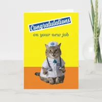 New Nurse Doctor Congratulations new job graduate Card