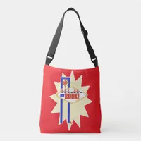 Bet On My Book Vegas Writer Sign Fun Logo Crossbody Bag