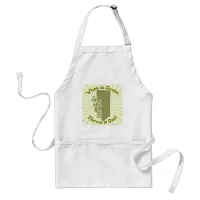 Throw it out! adult apron