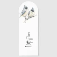 Adorable Titmouse Babies Illustration Bookmarks