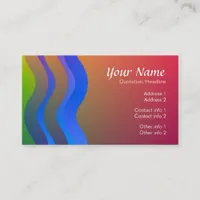 Vibrant Colorss Business Card